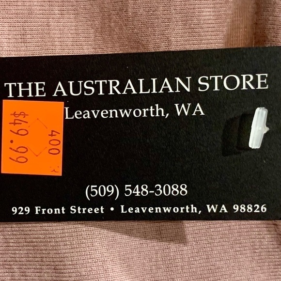 Renaissance Style Top Sz XL Festival Blush Nude Color Crocheted Long Sleeves NEW - Picture 11 of 14